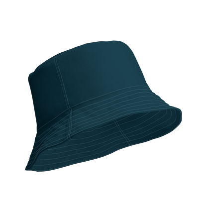 Michigan Upper Peninsula Bucket Hat (w/ UP Outline) | Reversible - Blue Whale