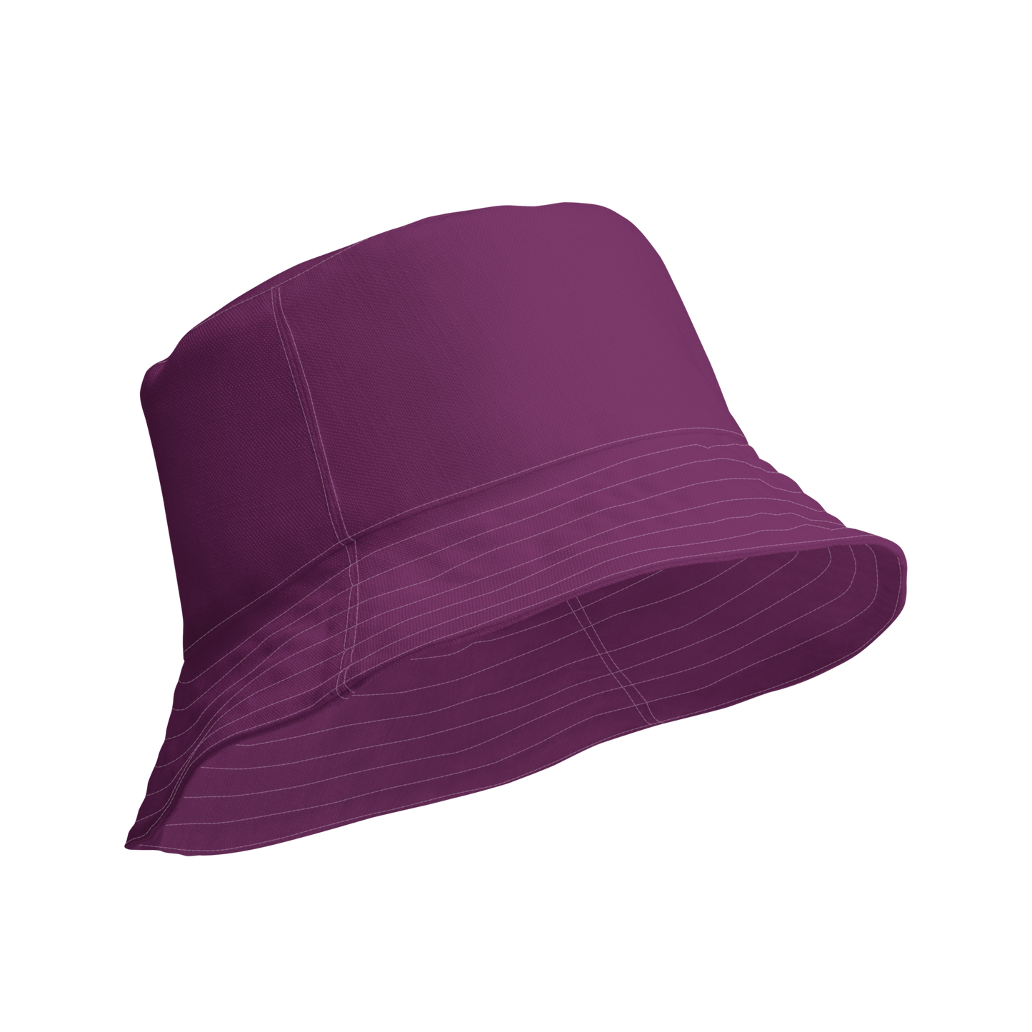 Michigan Upper Peninsula Bucket Hat (w/ UP Outline) | Reversible - Plum