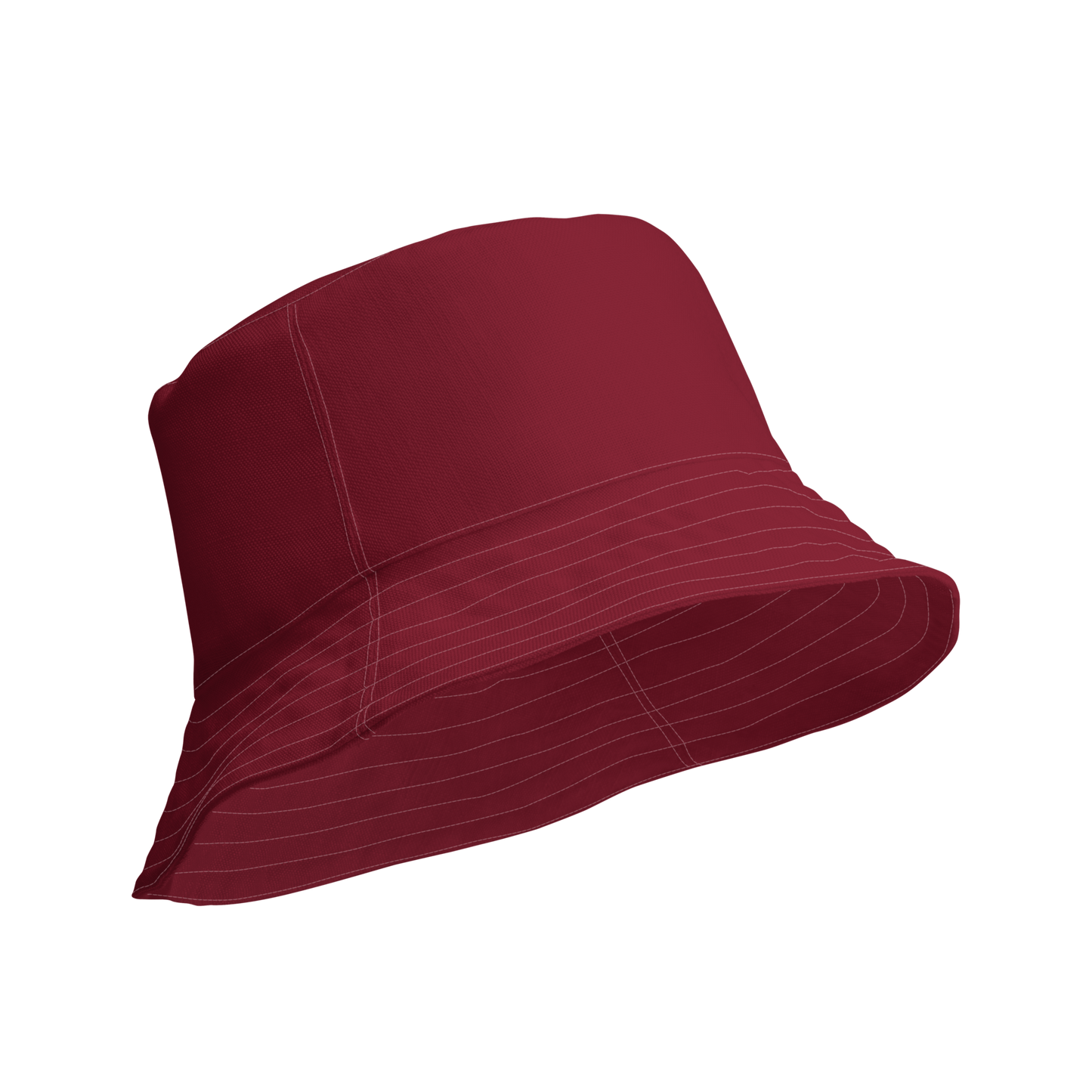 Michigan Upper Peninsula Bucket Hat (w/ UP Outline) | Reversible - Burgandy