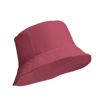 Michigan Upper Peninsula Bucket Hat (w/ UP Outline) | Reversible - Popstar Pink