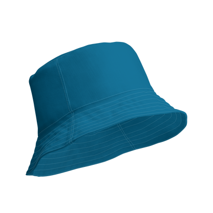 Michigan Upper Peninsula Bucket Hat (w/ UP Outline) | Reversible - Cerulean