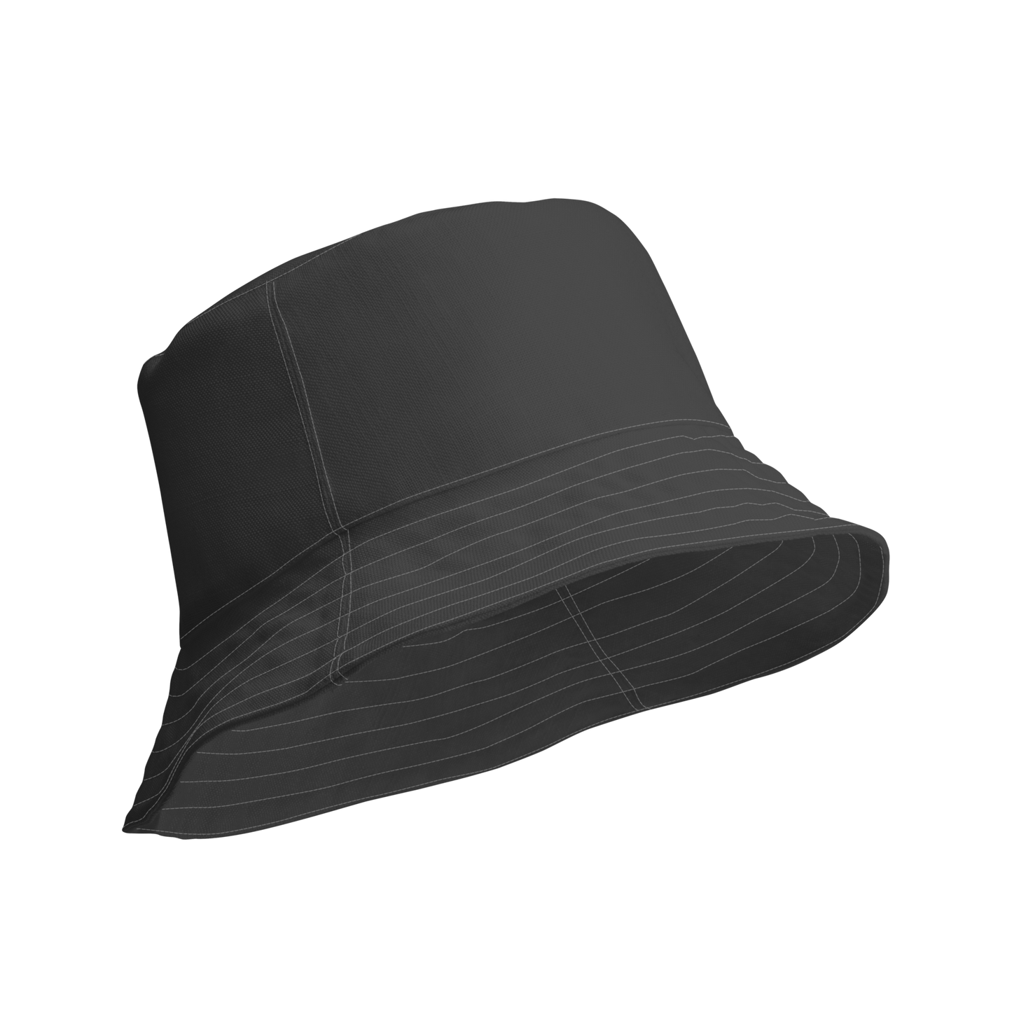 Michigan Upper Peninsula Bucket Hat (w/ UP Outline) | Reversible - Iron Ore Grey