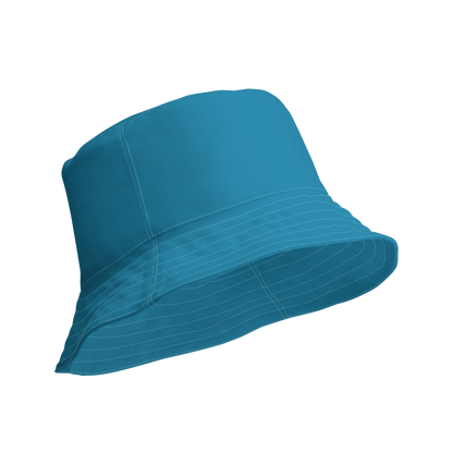 Michigan Upper Peninsula Bucket Hat (w/ UP Outline) | Reversible - Lake Blue