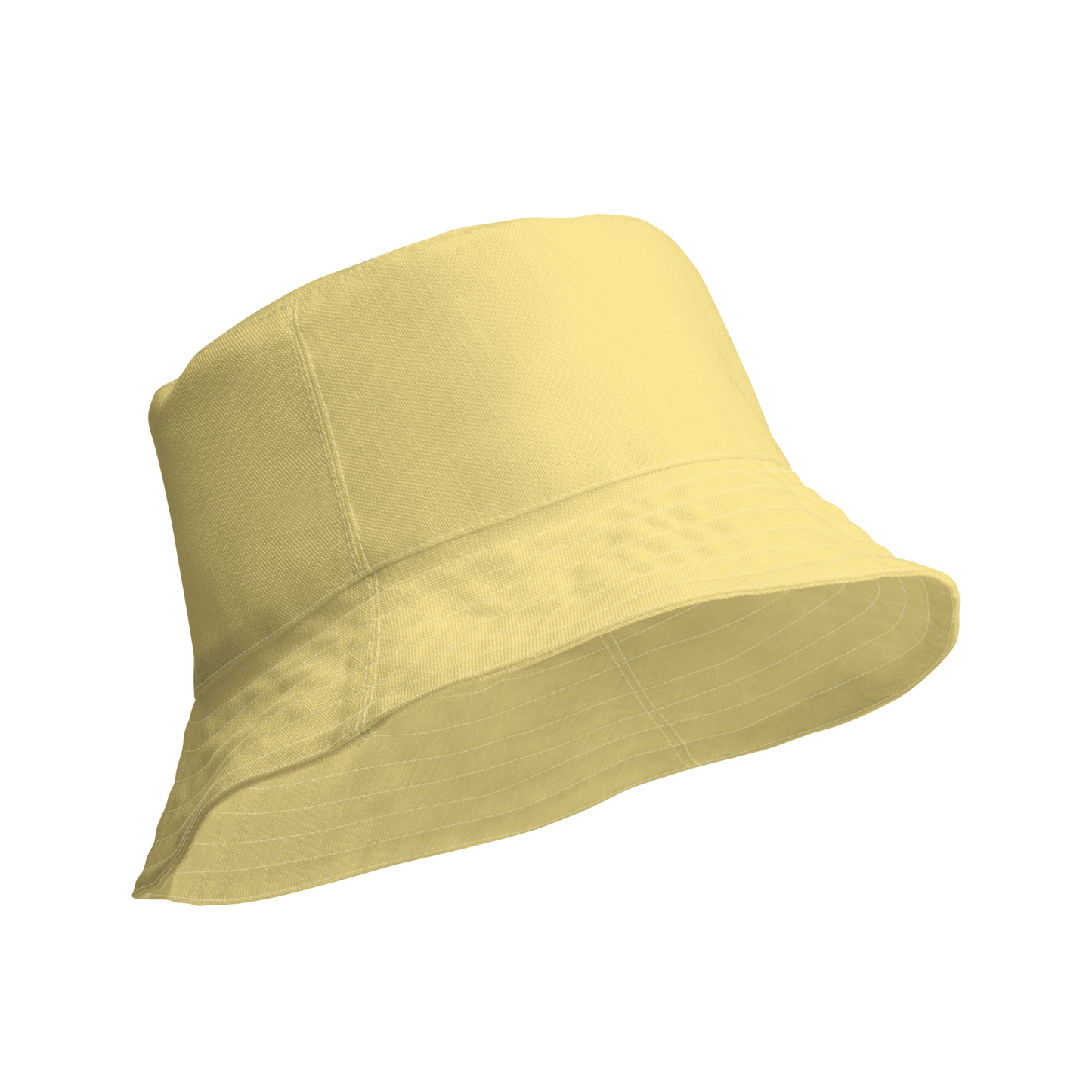 Michigan Upper Peninsula Bucket Hat (w/ Navy UP Outline) | Reversible - Cherry Yellow