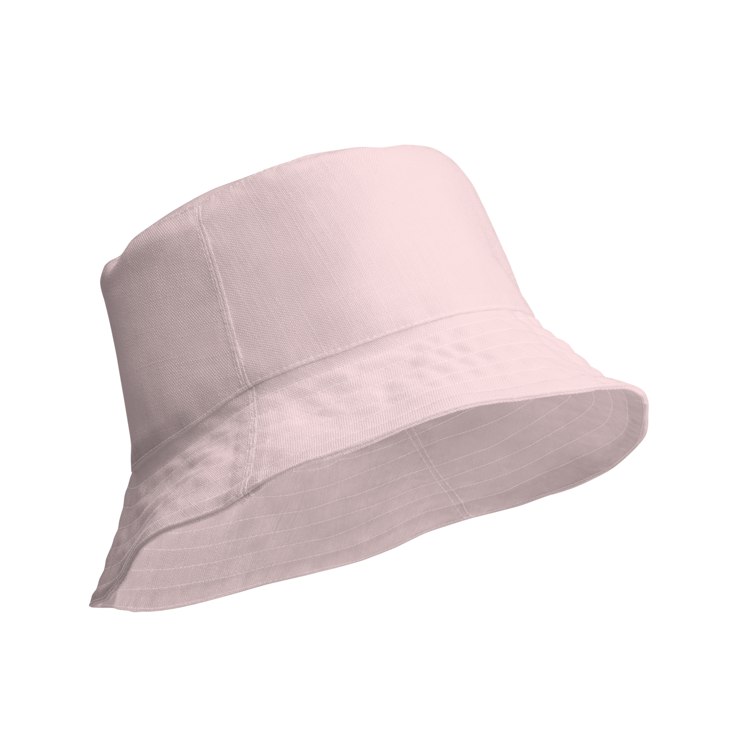 Michigan Upper Peninsula Bucket Hat (w/ Navy UP Outline) | Reversible - Pale Pink