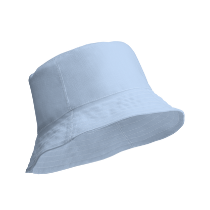 Michigan Upper Peninsula Bucket Hat (w/ Navy UP Outline) | Reversible - Light Blue