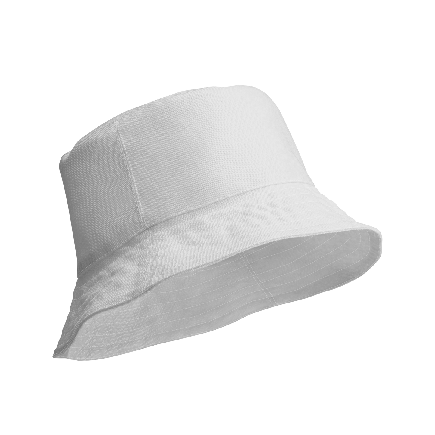 Michigan Upper Peninsula Bucket Hat (w/ Navy UP Outline) | Reversible - Birch Bark White