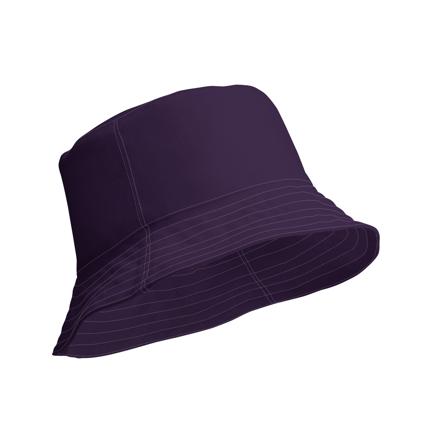 Michigan Upper Peninsula Bucket Hat (w/ UP Outline) | Reversible - Blackcurrant Color