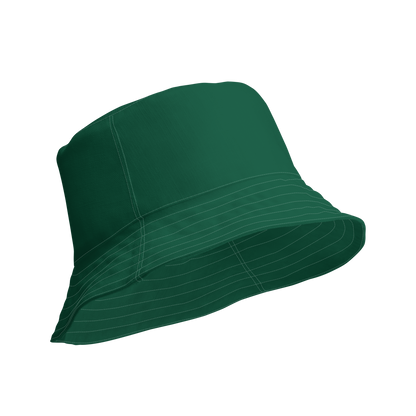 Michigan Upper Peninsula Bucket Hat (w/ Gold UP Outline) | Reversible - Green