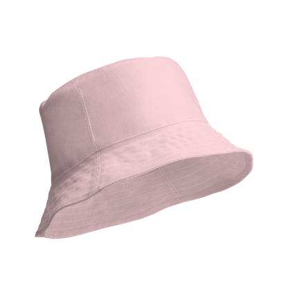 Michigan Upper Peninsula Bucket Hat (w/ Azure UP Outline) | Reversible - Pale Pink