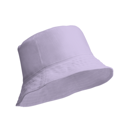 Michigan Upper Peninsula Bucket Hat (w/ Ruby Red UP Outline) | Reversible - Lavender