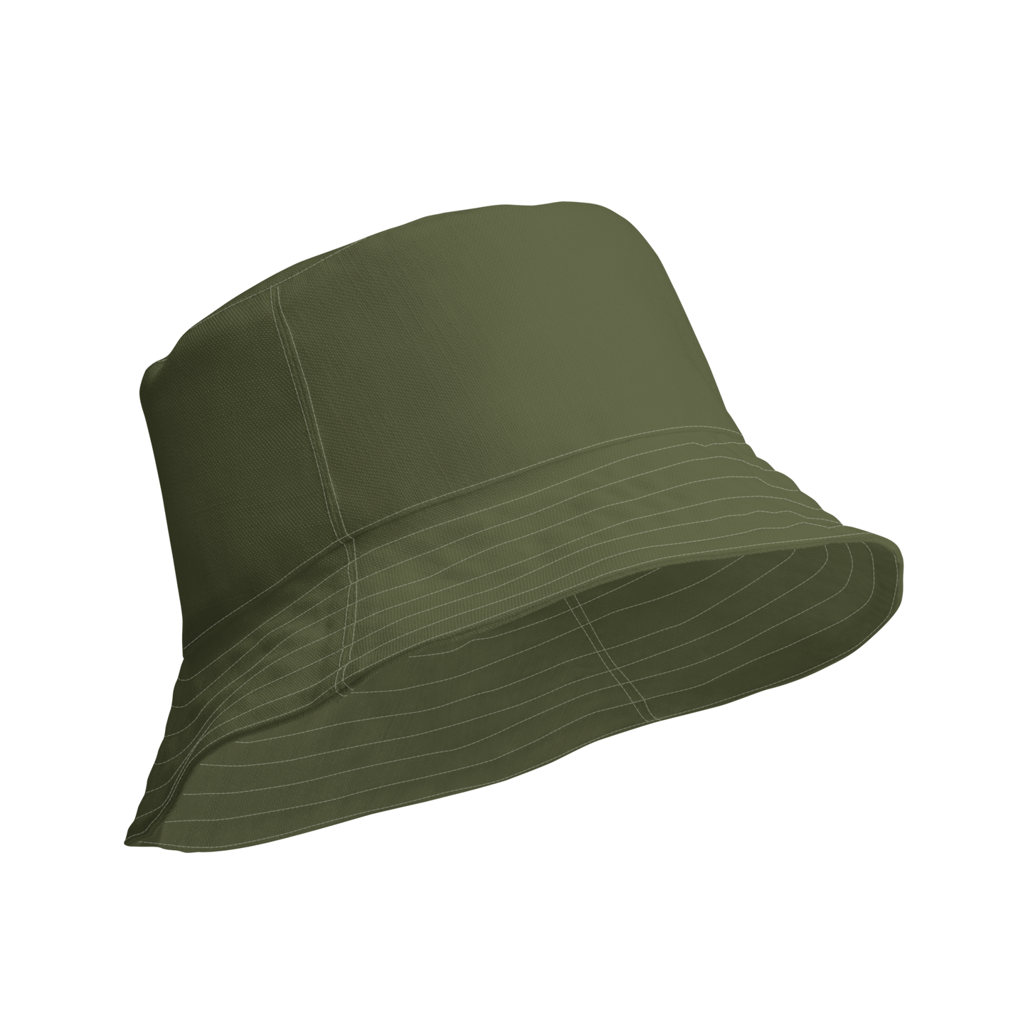 Michigan Upper Peninsula Bucket Hat (w/ Copper UP Outline) | Reversible - Army Green