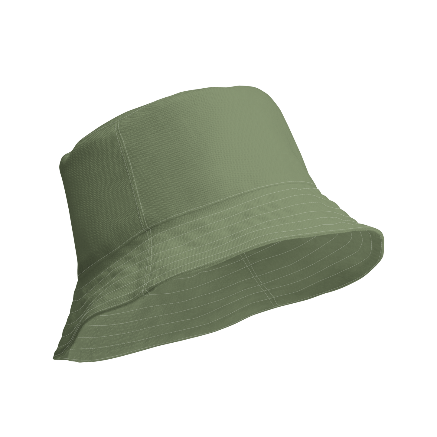 Michigan Upper Peninsula Bucket Hat (w/ Army Green UP Outline) | Reversible - Camo Green