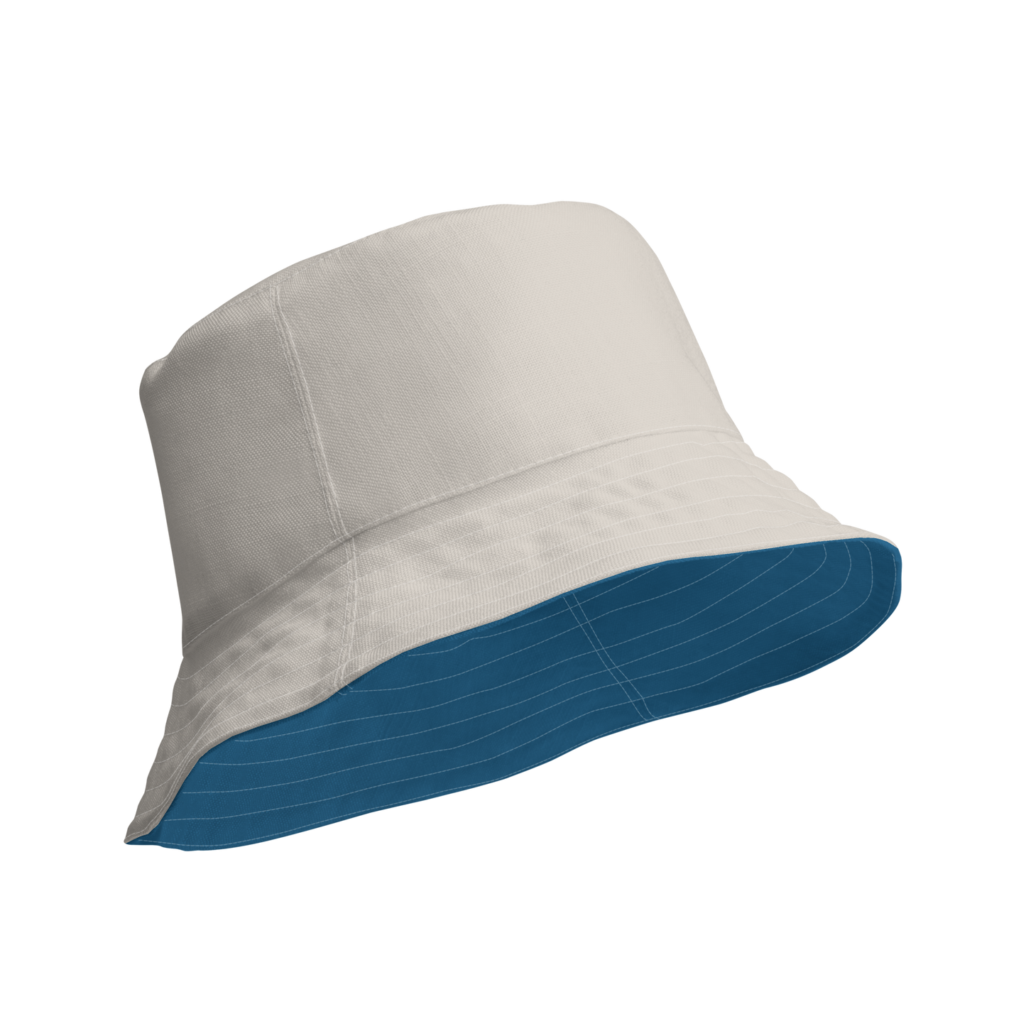 Detroit Bucket Hat (w/ 'Old French D') | Reversible - Blueberry/Canvas Color