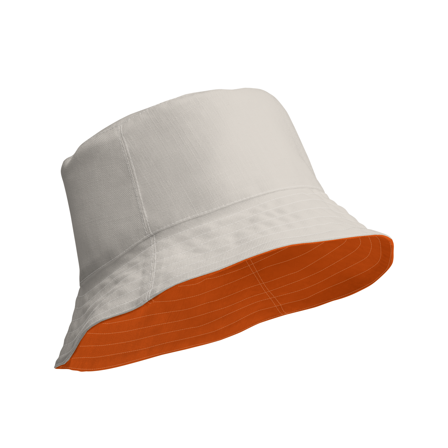 Michigan Upper Peninsula Bucket Hat | Reversible - Maple Leaf Orange/Canvas Color