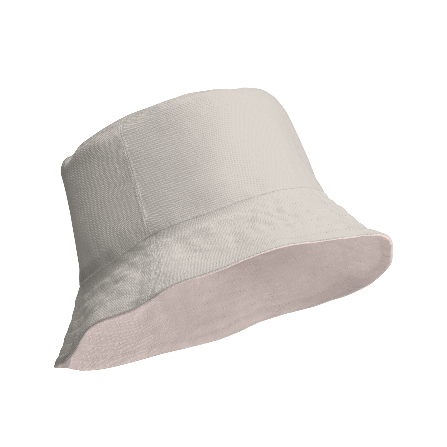 Detroit 'Old English D' Bucket Hat | Reversible - Champagne Pink/Canvas Color