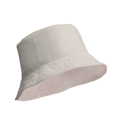 Detroit 'Old English D' Bucket Hat | Reversible - Champagne Pink/Canvas Color