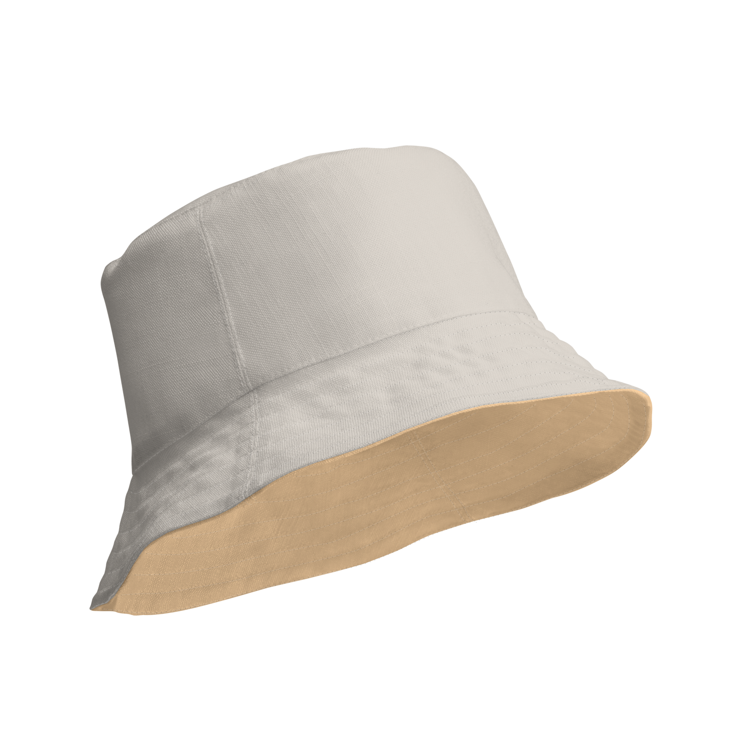 Detroit 'Old English D' Bucket Hat | Reversible - Pale Apricot/Canvas Color