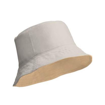 Detroit 'Old English D' Bucket Hat | Reversible - Pale Apricot/Canvas Color