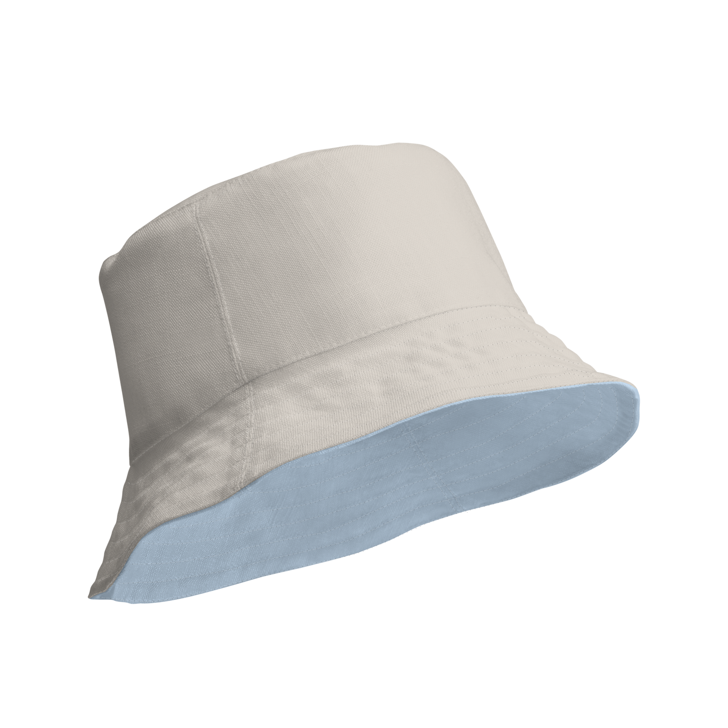 Detroit 'Old English D' Bucket Hat | Reversible - Light Blue/Canvas Color