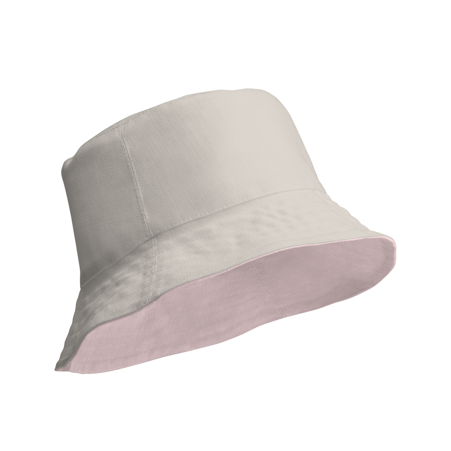 Detroit 'Old English D' Bucket Hat | Reversible - Pale Pink/Canvas Color