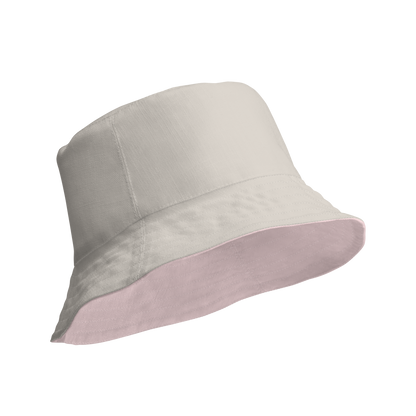 Detroit 'Old English D' Bucket Hat | Reversible - Pale Pink/Canvas Color