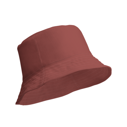 Detroit 'Old English D' Bucket Hat | Reversible - Ore Dock Red