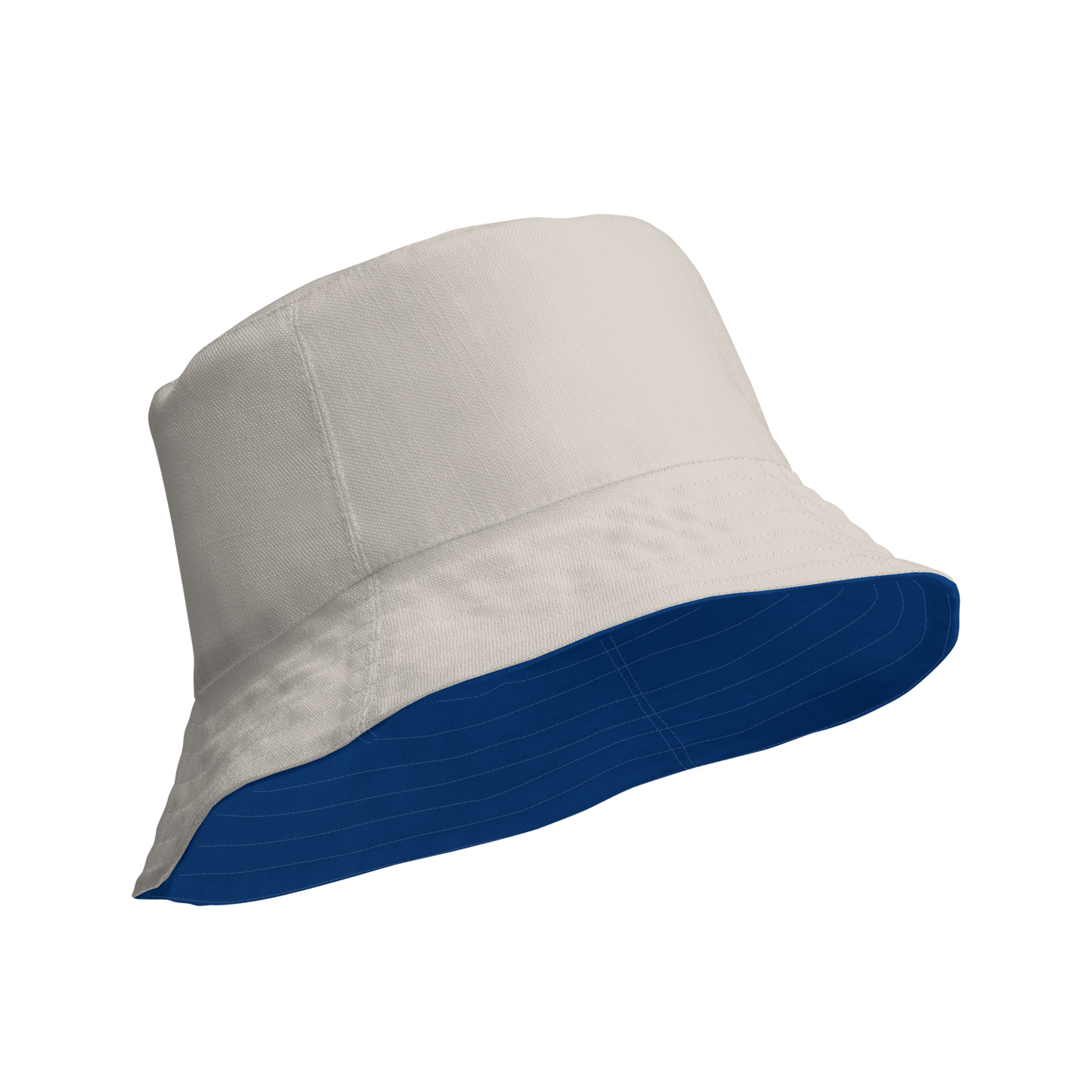 Detroit 'Old English D' Bucket Hat | Reversible - Dearborn Blue/Canvas Color