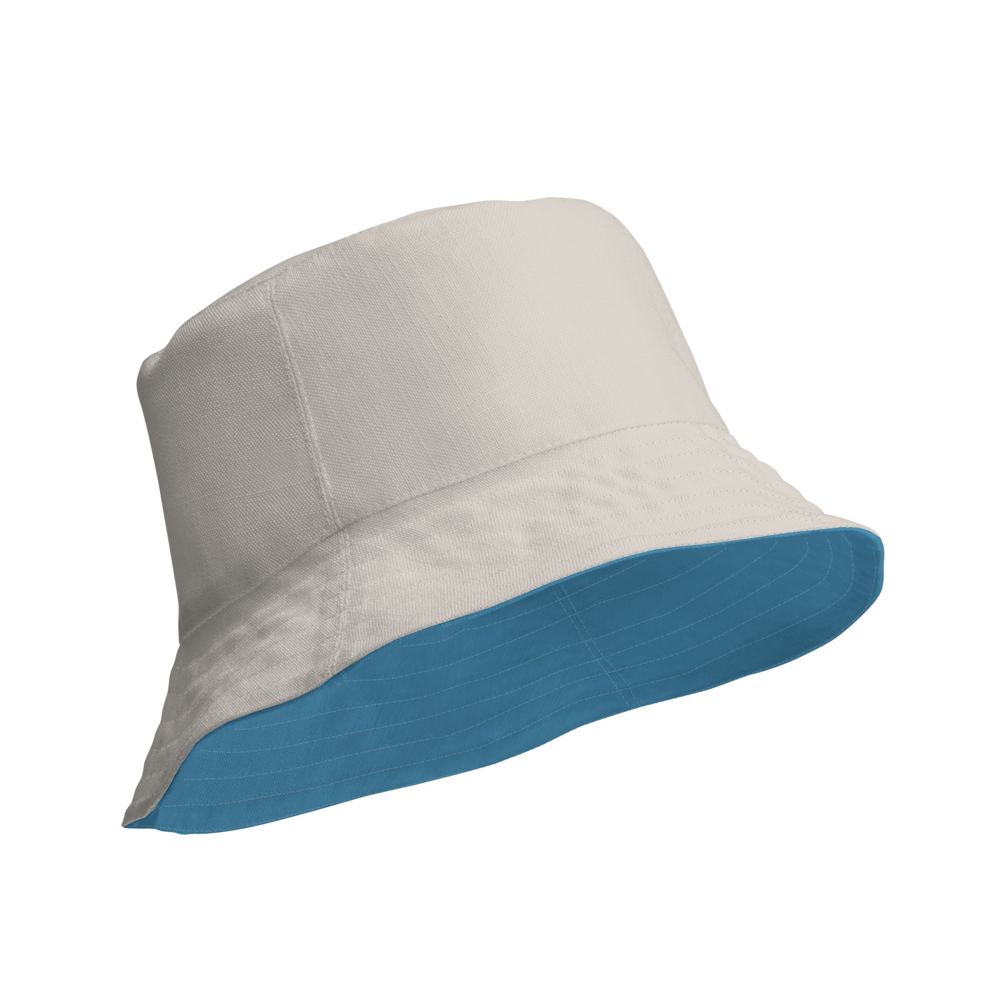 Detroit 'Old English D' Bucket Hat | Reversible - Lake Michigan Blue/Canvas Color