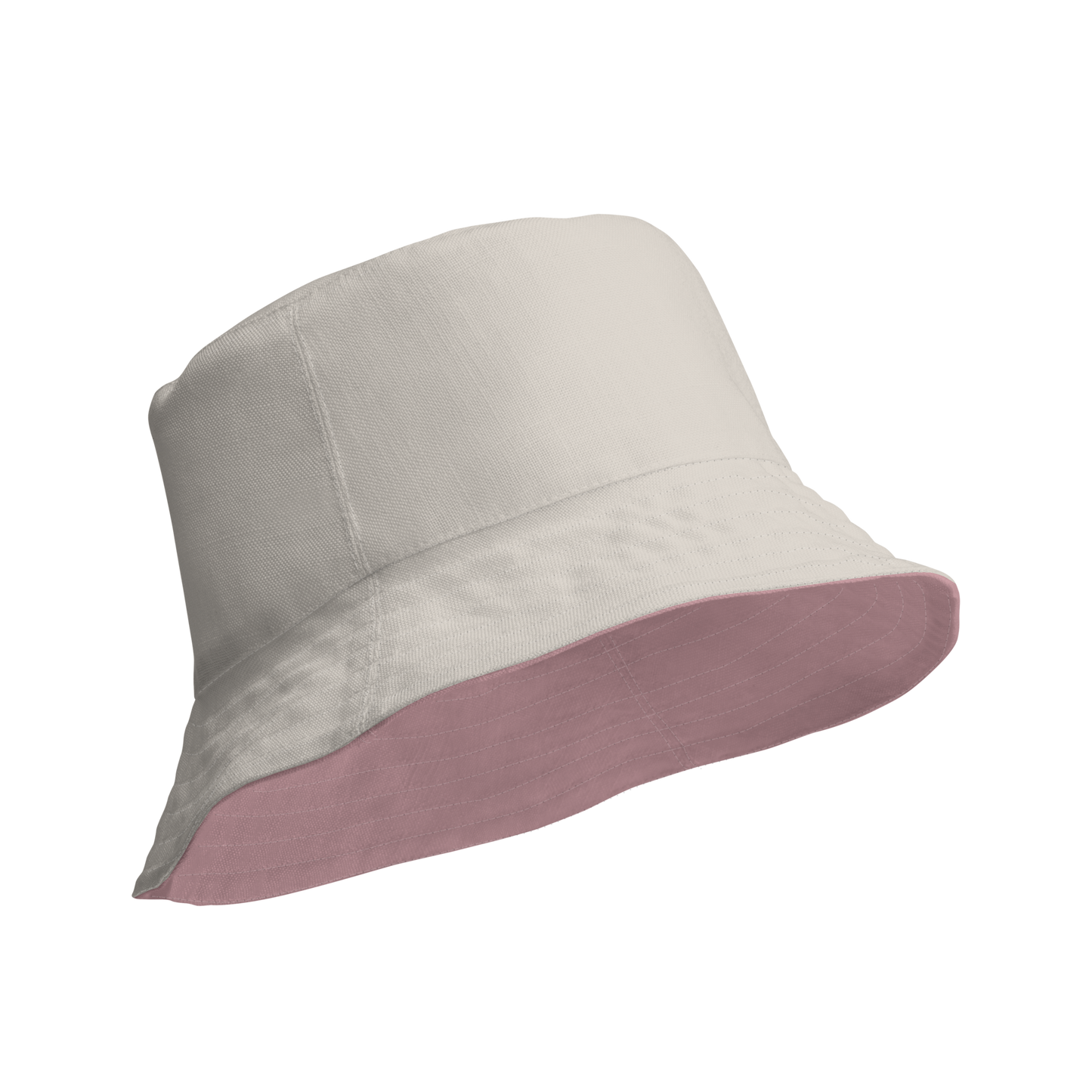 Detroit 'Old English D' Bucket Hat | Reversible - Cherry Blossom Pink/Canvas Color