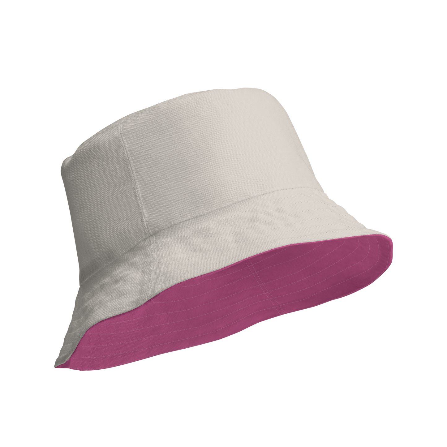 Michigan Upper Peninsula Bucket Hat | Reversible - Apple Blossom Pink/Canvas Color