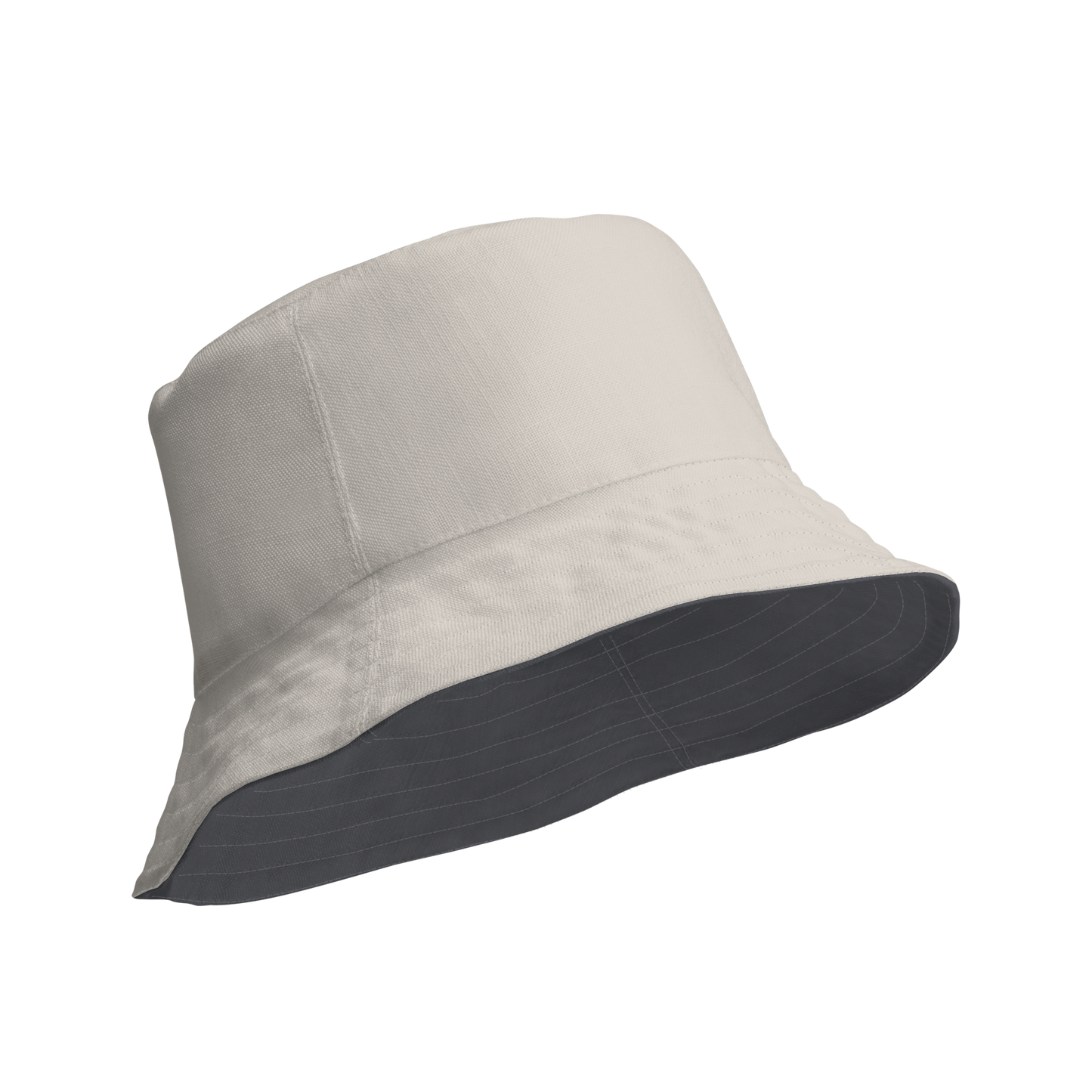 Detroit 'Old English D' Bucket Hat | Reversible - Iron Ore Grey/Canvas Color