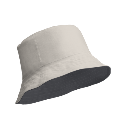 Detroit 'Old English D' Bucket Hat | Reversible - Iron Ore Grey/Canvas Color