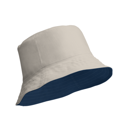 Detroit 'Old English D' Bucket Hat | Reversible - Navy/Canvas Color