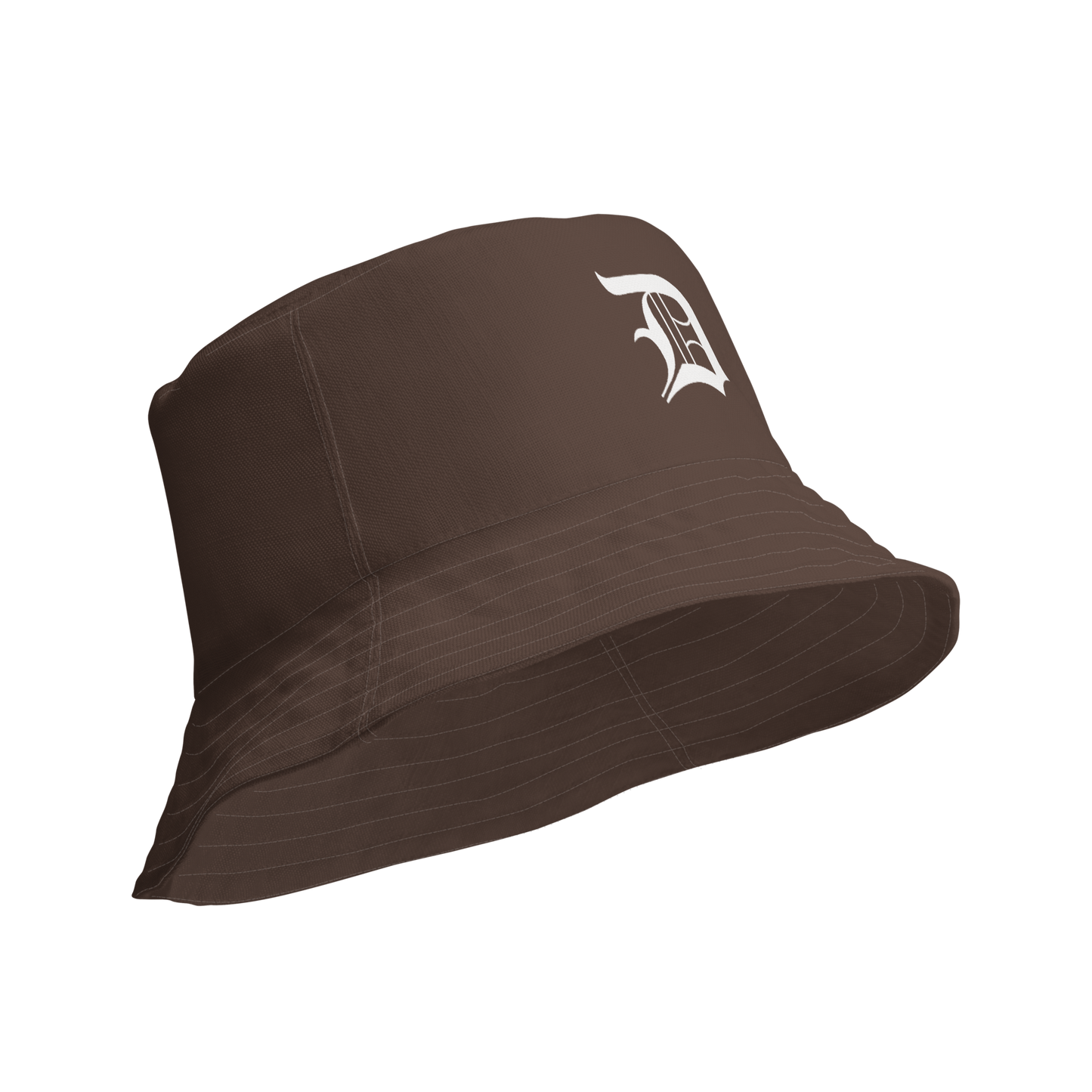 Detroit 'Old English D' Bucket Hat | Reversible - Hickory Color