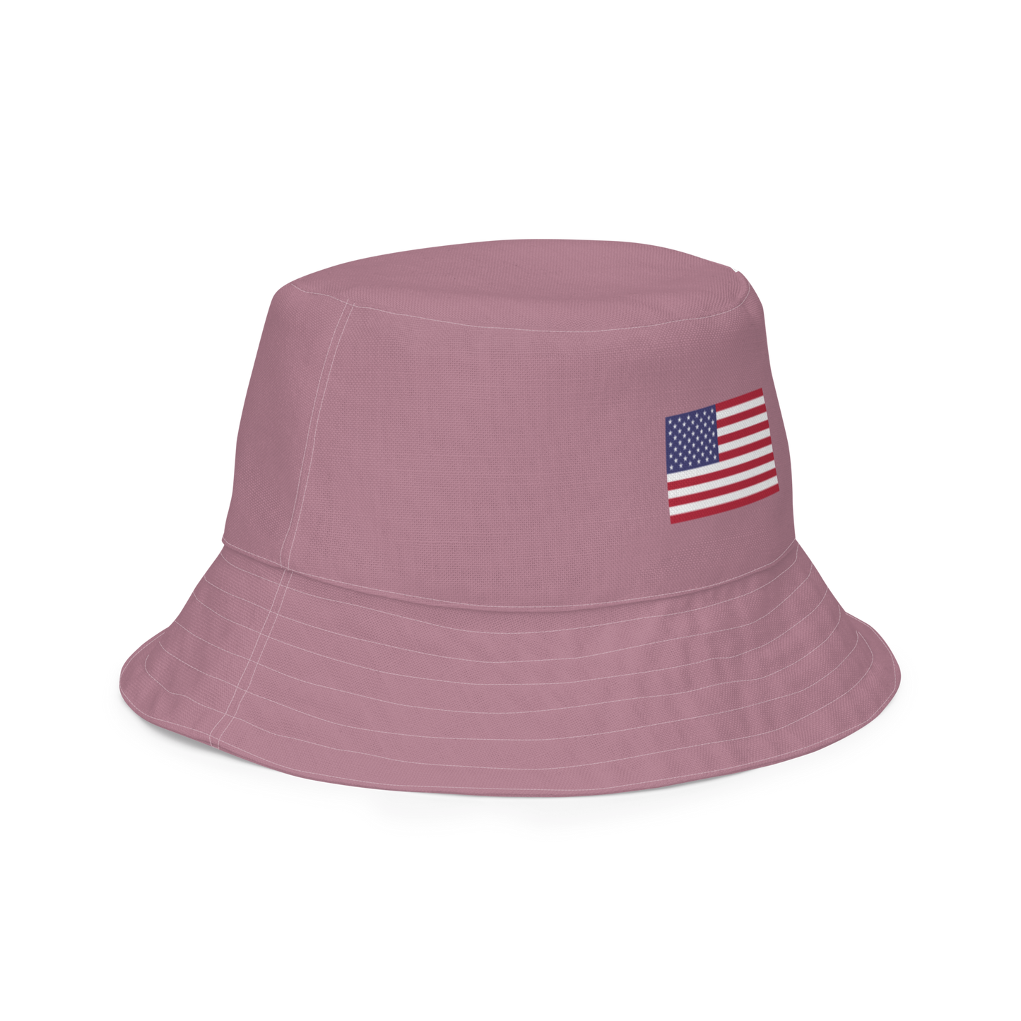 Michigan Upper Peninsula Bucket Hat (Patriot Edition) | Reversible - Cherry Blossom Pink