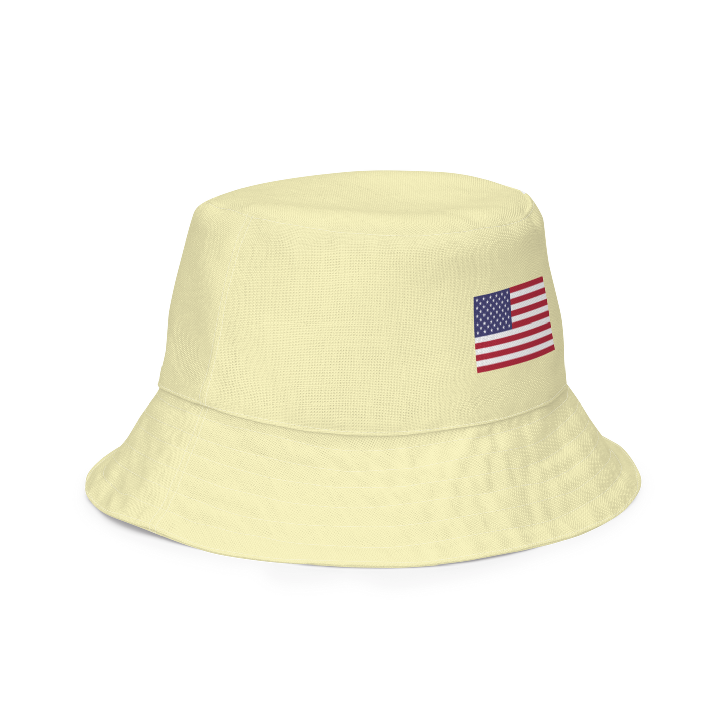 Michigan Upper Peninsula Bucket Hat (Patriot Edition) | Reversible - Canary Yellow