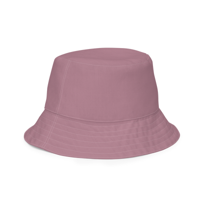 Michigan Upper Peninsula Bucket Hat (w/ UP Outline) | Reversible - Cherry Blossom Pink