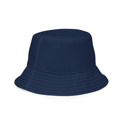 Michigan Upper Peninsula Bucket Hat (w/ UP Outline) | Reversible - Navy