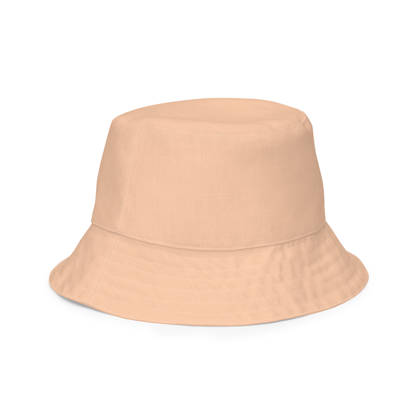 Michigan Upper Peninsula Bucket Hat (w/ UP Outline) | Reversible - Peach Color