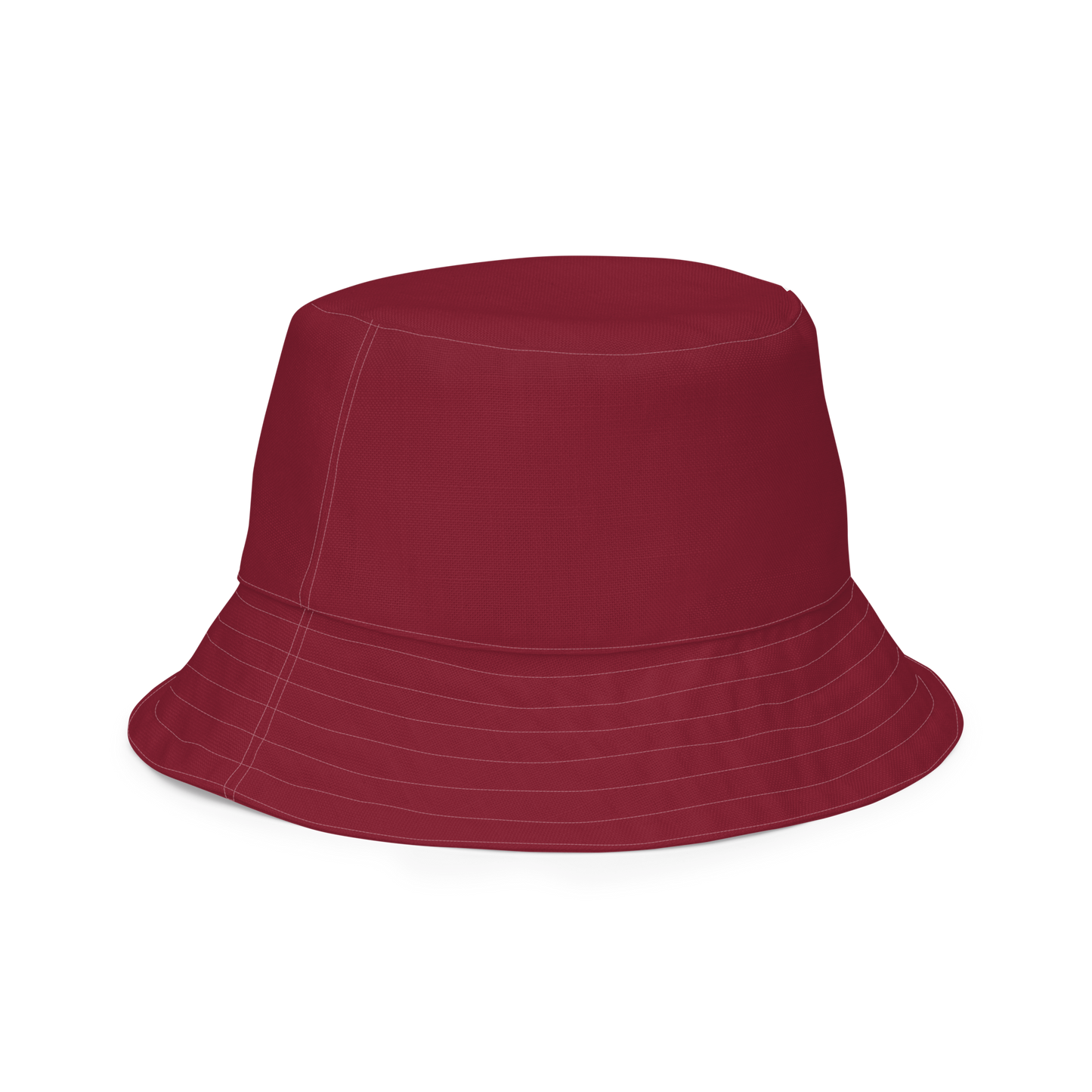 Michigan Upper Peninsula Bucket Hat (w/ UP Outline) | Reversible - Burgandy