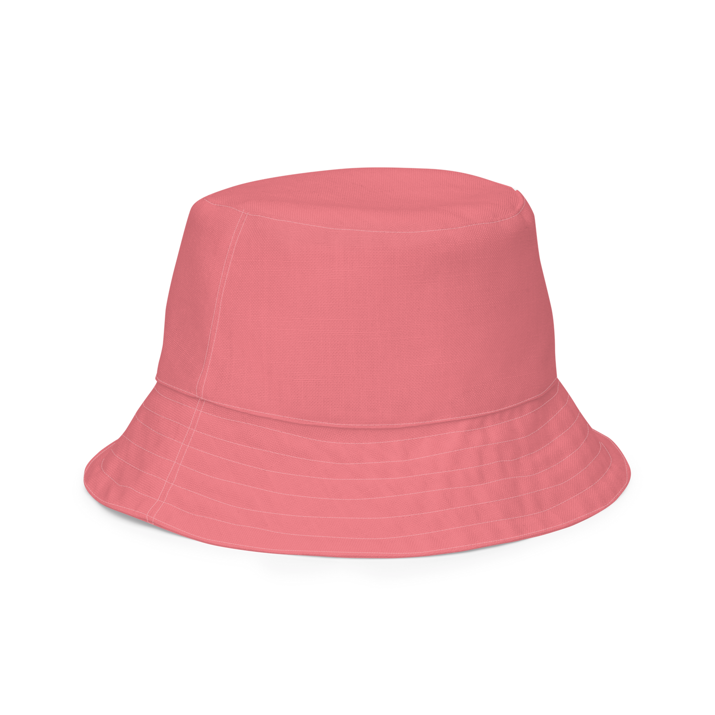 Michigan Upper Peninsula Bucket Hat (w/ UP Outline) | Reversible - Watermelon Pink