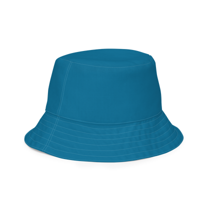 Michigan Upper Peninsula Bucket Hat (w/ UP Outline) | Reversible - Cerulean