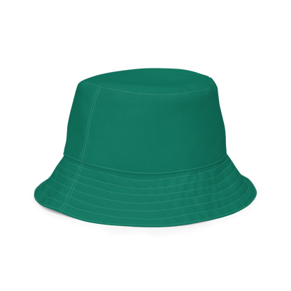 Michigan Upper Peninsula Bucket Hat (w/ UP Outline) | Reversible - Emerald Green