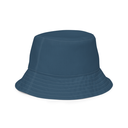 Michigan Upper Peninsula Bucket Hat (w/ UP Outline) | Reversible - '37 Caddie Blue