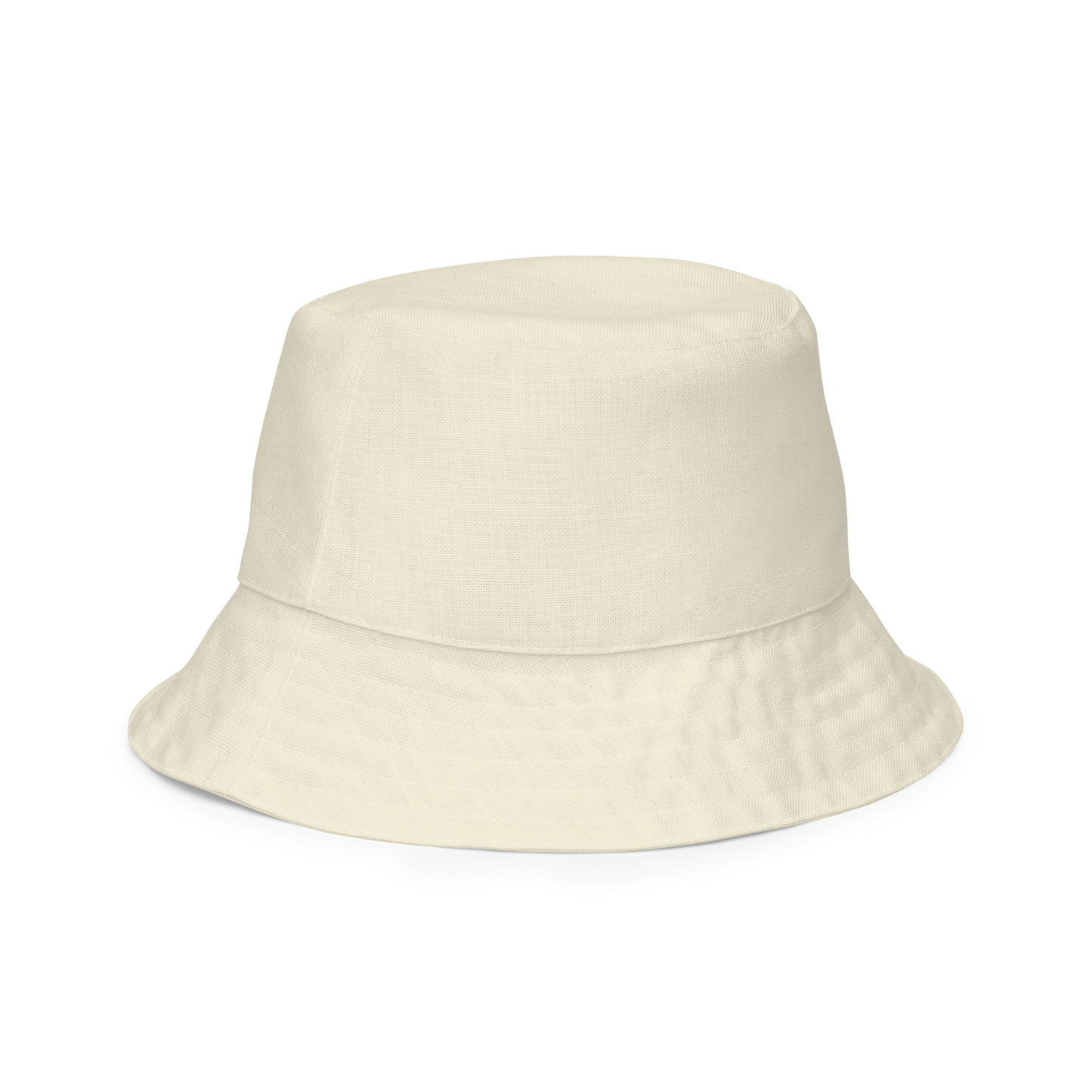 Michigan Upper Peninsula Bucket Hat (w/ Navy UP Outline) | Reversible - Ivory White