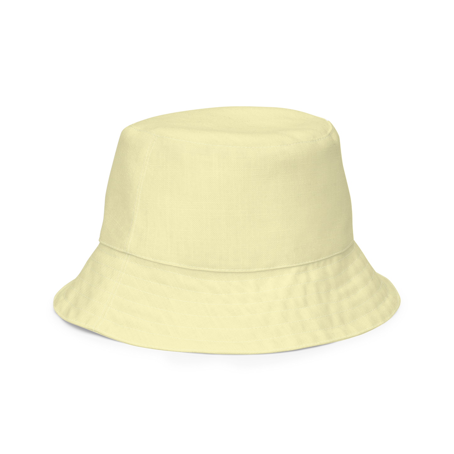 Michigan Upper Peninsula Bucket Hat (w/ Navy UP Outline) | Reversible - Canary Yellow