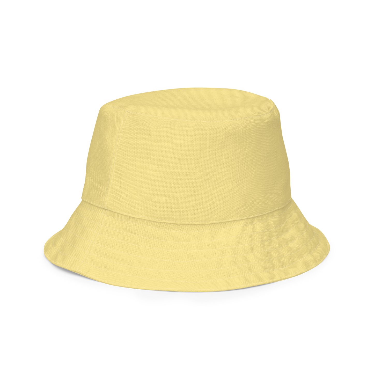 Michigan Upper Peninsula Bucket Hat (w/ Navy UP Outline) | Reversible - Cherry Yellow