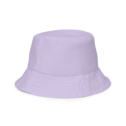 Michigan Upper Peninsula Bucket Hat (w/ Navy UP Outline) | Reversible - Lavender