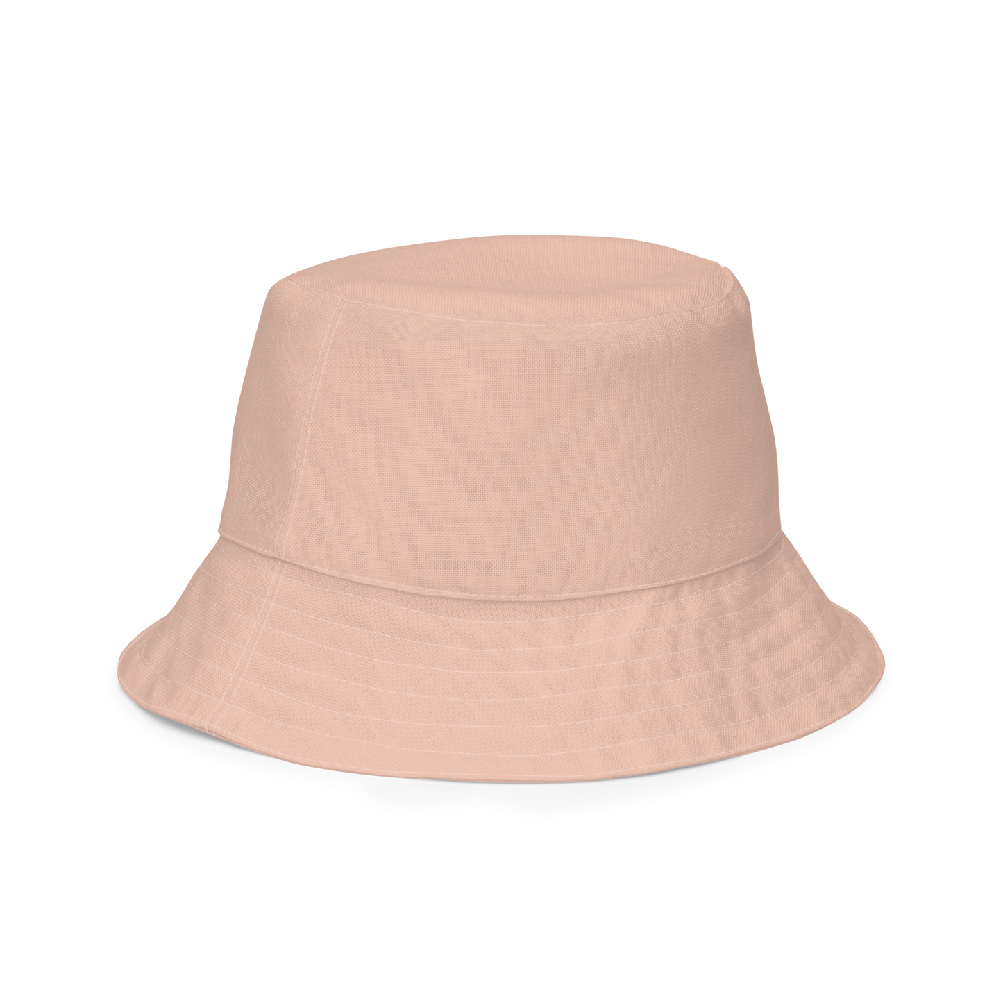 Michigan Upper Peninsula Bucket Hat (w/ Navy UP Outline) | Reversible - Zinnwaldite Pink